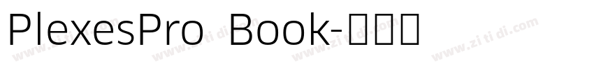 PlexesPro Book字体转换